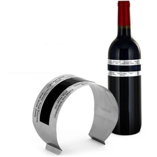 Vin halsbånd Termometer Bar Drikke Verktøy Clever Flaske Snap Termometer LCD Display klipp Sensor