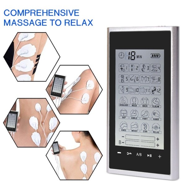 Eletric Professional Muscle  stimulator 24 Modes EMS 4 Output Channel Shytherapy Tens Machine