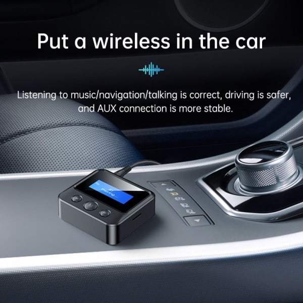 Bluetooth 5.0 Sändare Mottagare EDR Trådlös Adapter USB Dongle 3,5mm AUX RCA