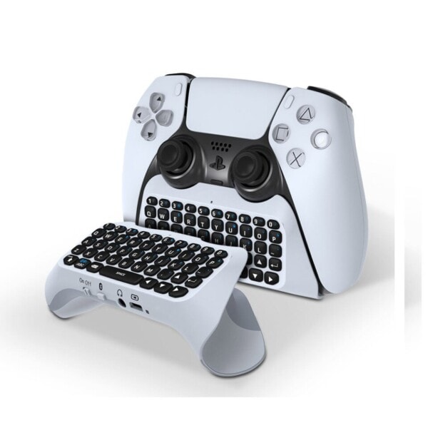 Trådløs Bluetooth Gamepad Tastatur Kontroller Chat Pad For PS5