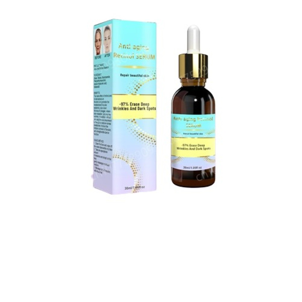 Effektiv anti-aging och anti-rynkor ansiktsbehandling serum för att ta bort ansiktsrynkor