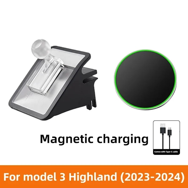 Til Tesla Model 3 Highland Telefon Holder Mount Magnetisk Telefon Mount