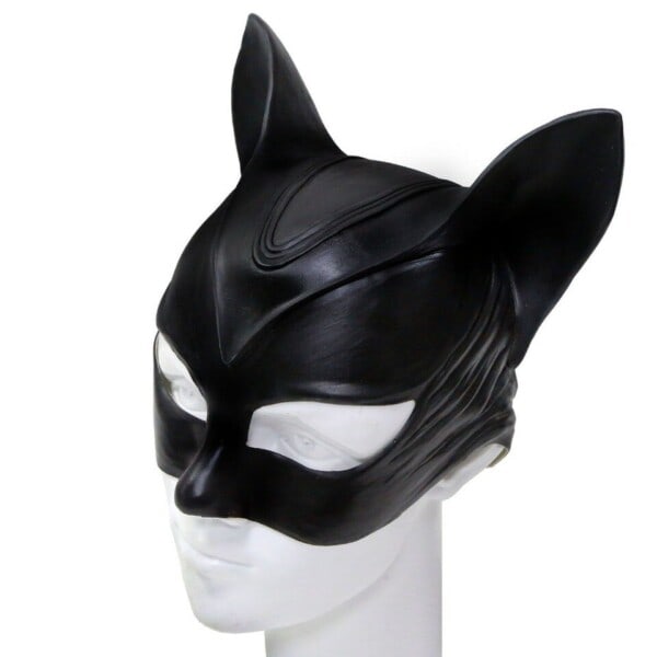Nainen Seksi kissa Selina Kyle Naamio Bruce Wayne Cosplay asu