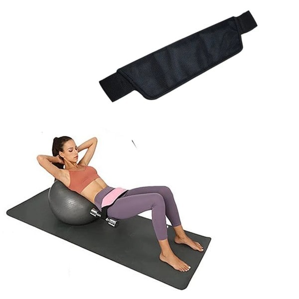 Hantel Vikt bälte PU läder midja höft träning midjeband gym hem kärna styrka träning kondition hjälp verktyg