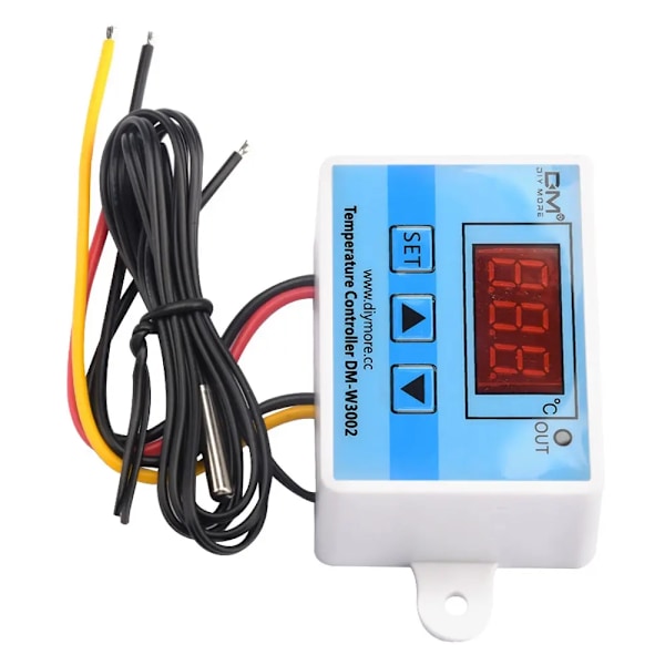 W3002 110V 220V LED Digital Temperatur Controller Termostat Termoregulator Sensor Måler Køleskab Vand Opvarmning Køling