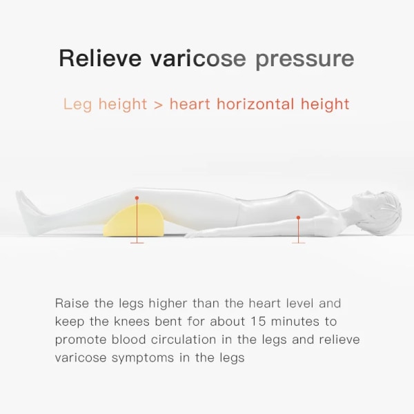 Knæ pude til rygsmerter giver lindring og støtte til sove på siden maven eller ryg hukommelse skum ben pude
