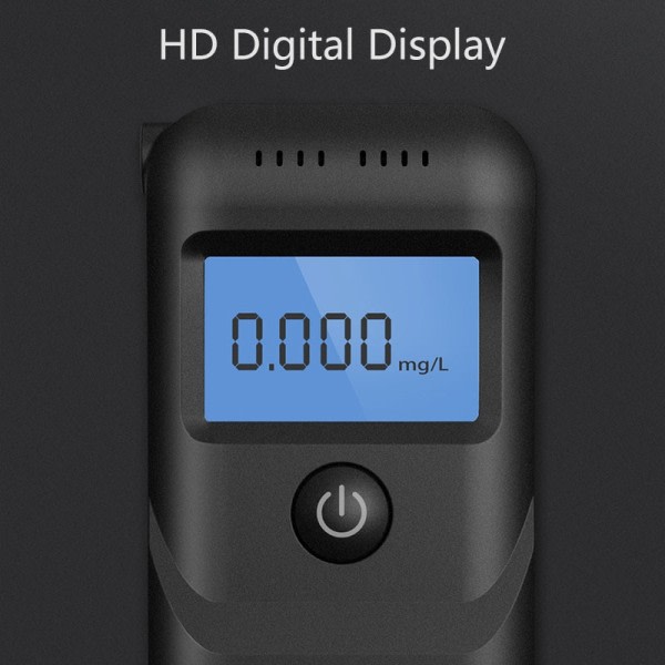 Alkohol Tester Handhållen Digital Aldanalysator LCD Display Portabel Mini Mätare Bläsare Tester Detektor