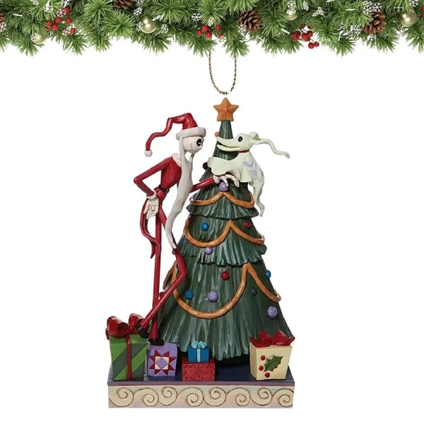 Mareridt Før jul Model Dukke Vedhæng Tegnefilm Jack Sally Anime Figur Jule Træ Ornamenter