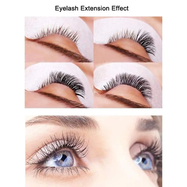 False eyelash extension kit sæt til begynder vipper børste pincet