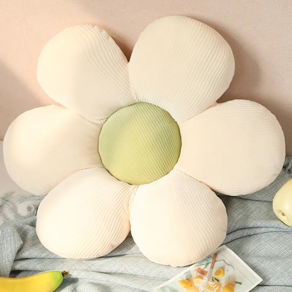 Fargerike blomster plysj pute plante kronblad pute utstoppede leker for jenter baby hjem innredning