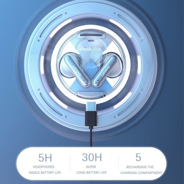 Langaton Bluetooth 5.2 Nappikuuloke TWS HiFi  Langattomat kuulokkeet mikrofonilla 300mAh Stereo In-Ear Nappikuuloke
