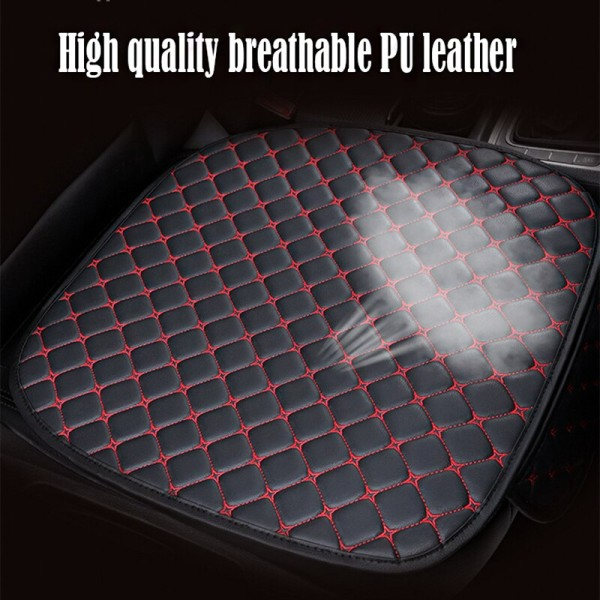 Four Season Anti Slip Bil Säte Klädsel PU Läder Säte kudde Universal Andas Säten Kåpa Protector Pad