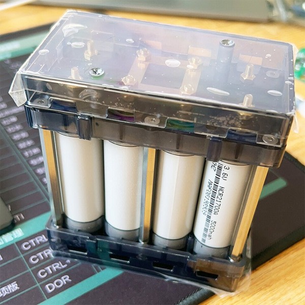 Ubegrænset Søm Høj Kapacitet Høj Strøm Rent Kobber Søjle Gør-det-selv Lithium Batteri Holder Energi Opbevaring Beslag