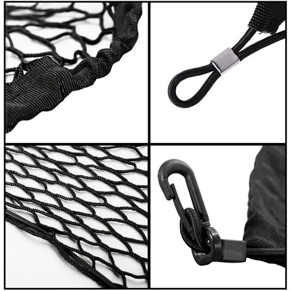 120cm 60cmCar-Styling Stövel Snöre Mesh Elastisk Hög kvalitet Nylon Bak Bak Last Koffert Förvaring Arrangör Bagage Net