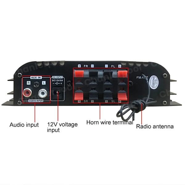 1600W Peak Power HiFi Lyd Forstærker
