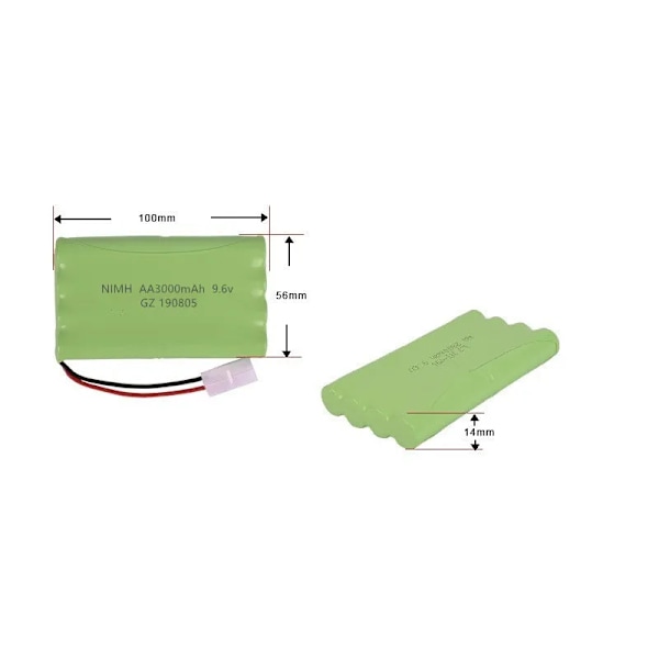 4 kpl 9.6v 3000mah ladattava akku RC leluille autot tankit robotit ase NiMH akku AA 9.6v 2400mah akut pakkaus