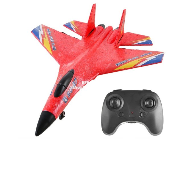 Rc Airplane Remote Control Plane SU-27 2.4G Radio Control Svævefly RC Fighter med LED lys