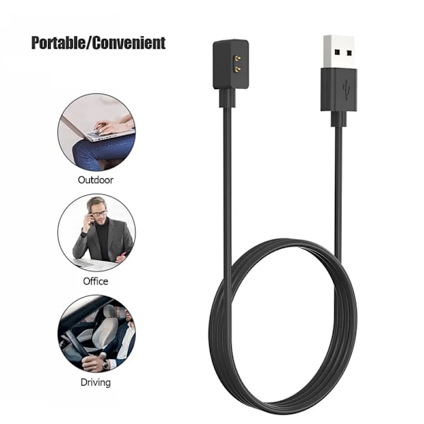 USB magnetisk laddare aktiv smartklocka laddning kabel