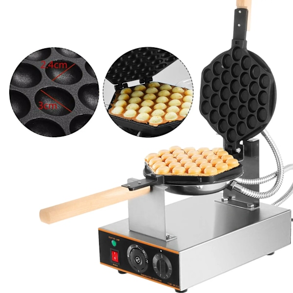 Egg Bubble Elektrisk Vaffel Nonstick Vaffel Maskin Hjemmeutstyr Gaufriers Baking Snack Gaufres Vaffel Strykejern