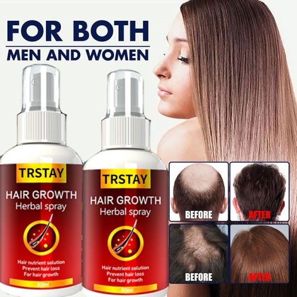 Hår vekst serum spray rask hår vekst væske behandling