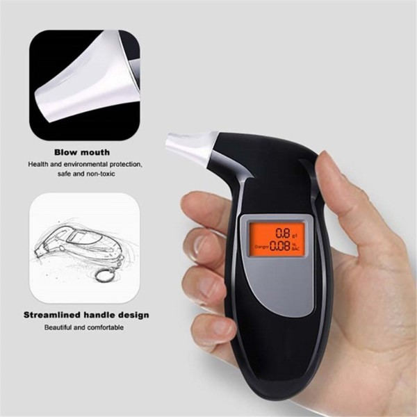 Professionell Digital Breath Tester Breathalyzer Alkohol Breath Tester Alkohol Detektor Lcd Detektor