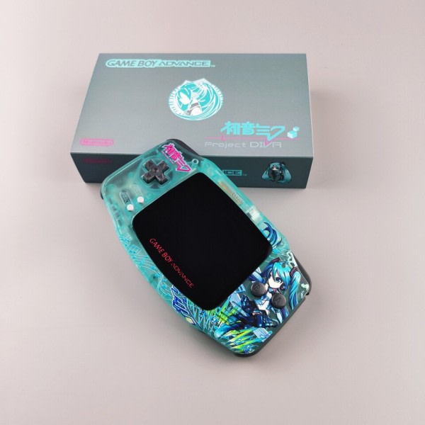 Advance Anime Figures Hatsunes Mikus Handheld Game Console Highlight Färg Display SP Leksaker