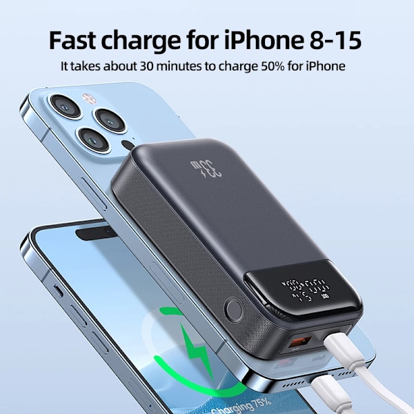 Mini virta pankki 10000mAh 33W PD pikalataus virta pankki