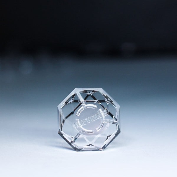 10 st Transparent Fot omkopplare Kåpa Switch Protector Stomp Knapp