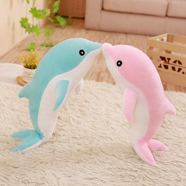 Hot store plysj delfiner leker fylte hav dyr søte jenter dukker myk baby sovepute