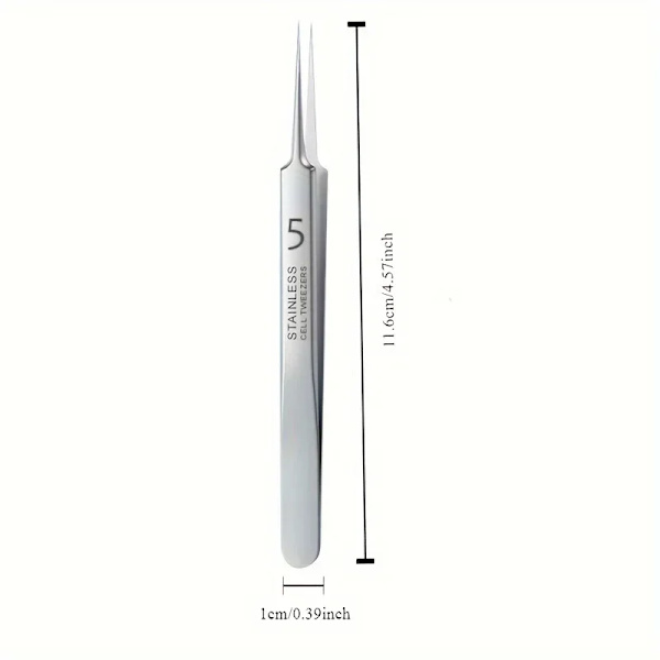 1 Pack Extra Fine No. 5 Cellular Acne Svarthode pinsett