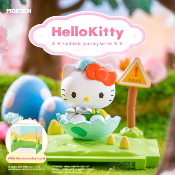 HelloKitty Fantasy Journey Series Blind Box Søt Bursdag Gave Overraskelse Guess Bag