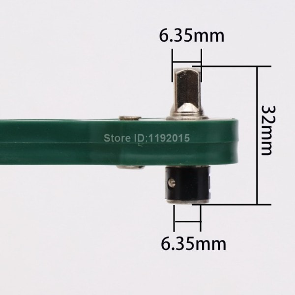 1st 1/4" 6.35mm Mini Snabb Spärr skiftnyckel Skruvmejsel Stång Quick Socket Verktyg