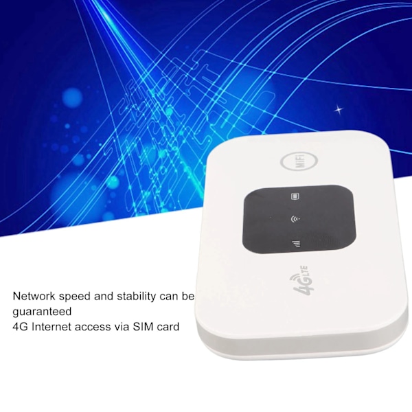 Bærbar Internet Hotspot 150 Mbps Høj Speed SIM Kort 4G Stærk Dækning SIM Kort Router