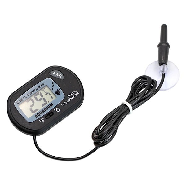 Kala tankki LCD digitaalinen akvaario lämpömittari lämpötila vesi mittari akvaario lämpö ilmaisin kala hälytin lemmikki tarvikkeet työkalu vesi