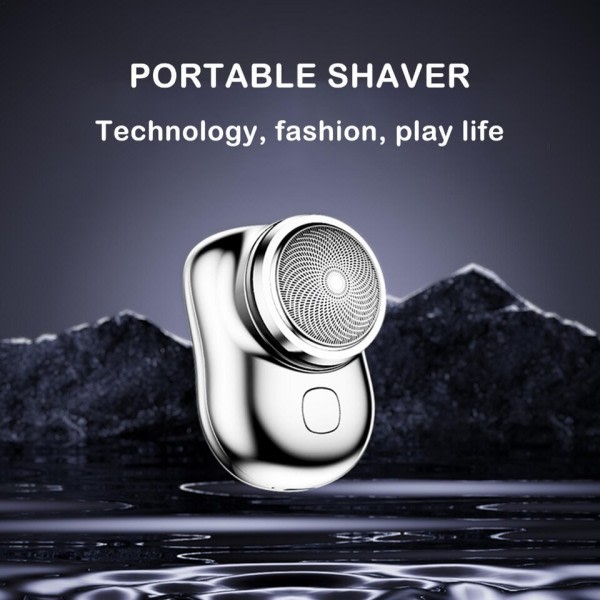 Mini Elektrisk Rejse Shaver til Mænd Lomme Størrelse Vaskbar Elektronisk Barberkniv