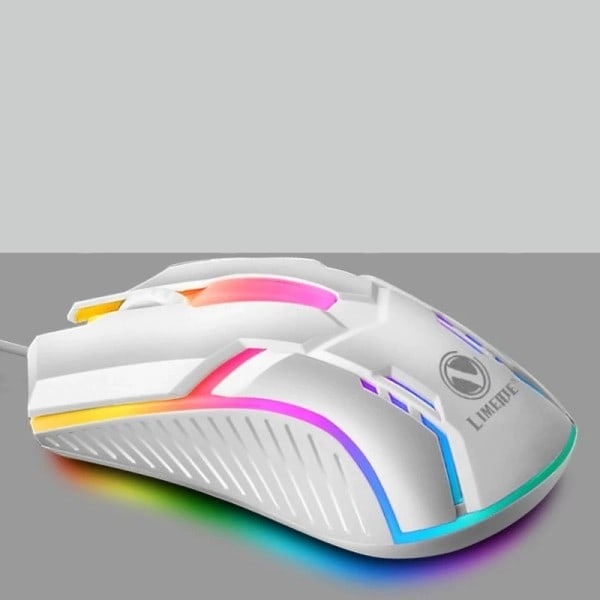 LED Lysende Bakgrunnsbelysning Kablet Mus USB Kablet For Skrivebord Bærbar PC Demp Kontor Datamaskin Gaming Mus