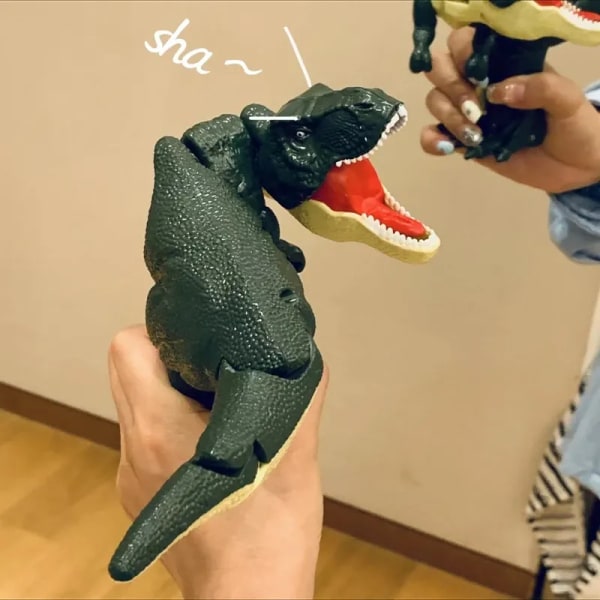 Barn Dekompression Dinosaurie Leksak Kreativ Handmanövrerad Teleskopisk Fjäder Swing Dinosaurie Fidget Leksaker
