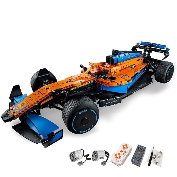 Tekninen Klassinen Formula F1 Kilpailu Auto Kaukosäädin Moc Bricks Rakennus Block Malli sarjat lelut lapsille