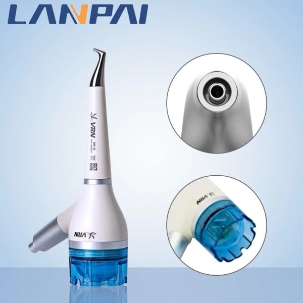 Dental Air Flow Prophy Unit Teeh Whitening Spary Polisher 4 Hole Polering Tandlæge Sandblæsning Maskine