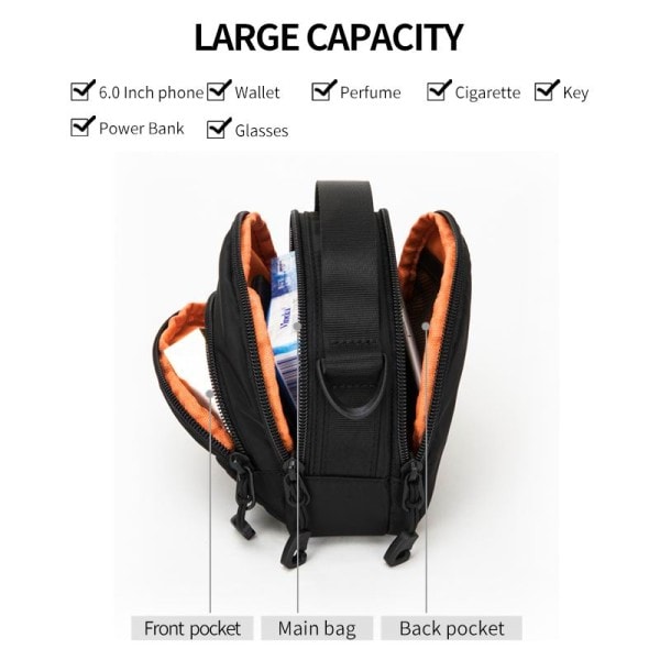 Veske skulder veske liten messenger vesker herre reise crossbody bag håndvesker