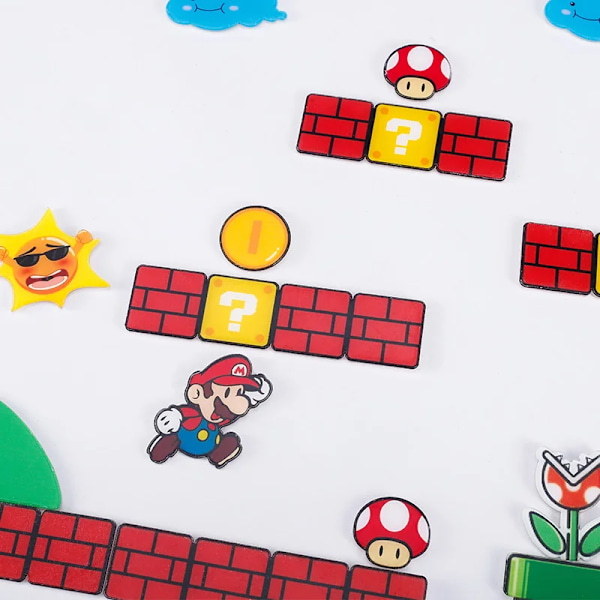 Super Mario magneetti jääkaappi magneetti tarra sarjakuva anime valokuva viesti taulu tarrat