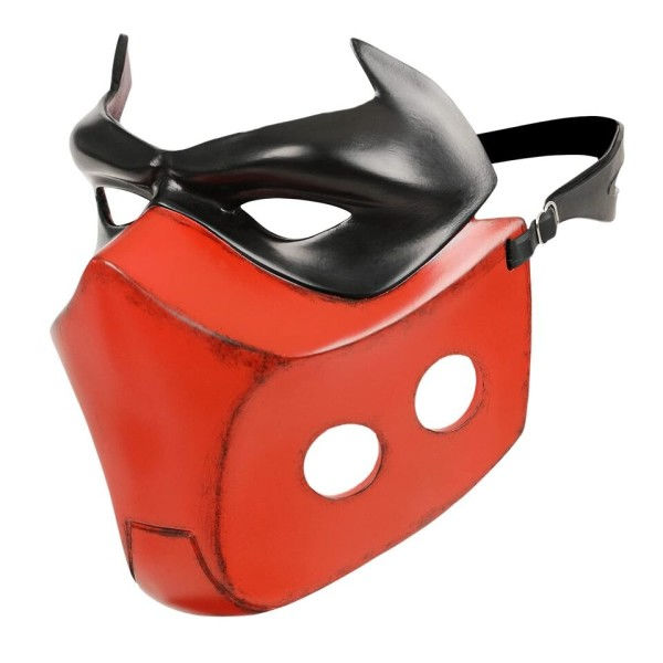 Punainen huppu naamio  Upea taide kokoelma Jason Todd Resin kypärä Halloween Cosplay rekvisiitta