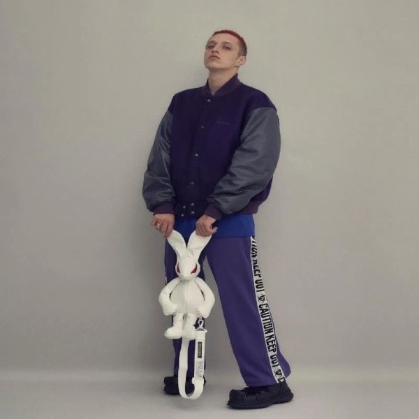 Kanin form ryggsäck liten söt tecknad väska för kvinnor hip hop solid väska unisex Casual kvinnor's mångsidig väska