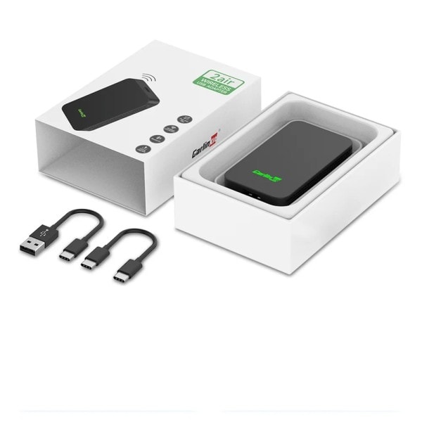 CarlinKit 5.0 Langaton CarPlay Langaton Android Auto Box 2.4G ja 5.8Ghz WiFi BT Auto Connect Plug and Play Wired AA CP autot