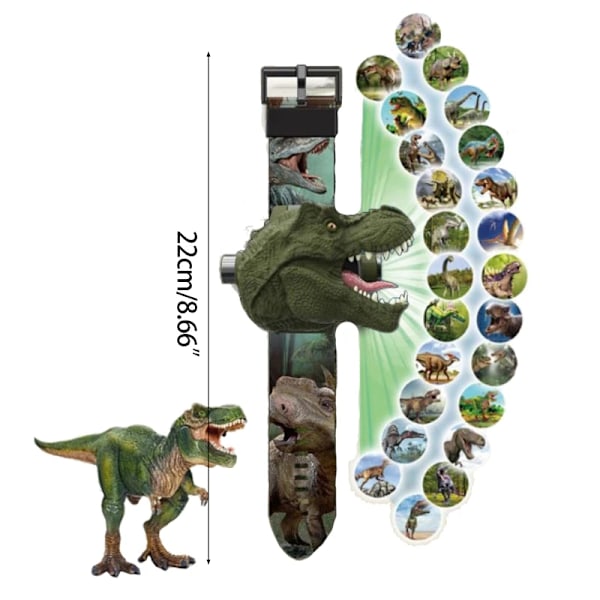 Børn’s Håndled Ur Projektion Legetøj Dinosaur Søvn Story Shadow Legetøj Fin Motor Skills Træning til Småbørn Koncentrat