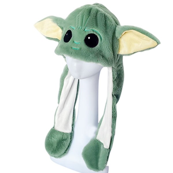Disney Star Wars Baby Yoda Plysch Hatt Baby Yoda Figur Kawaii Tecknad film Öron Hatt Barn leksaker