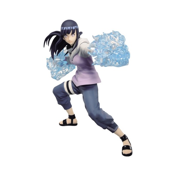 Ekte Bandai Banpresto STARS Naruto 16cm Hyuuga Hinata PVC Static Leker