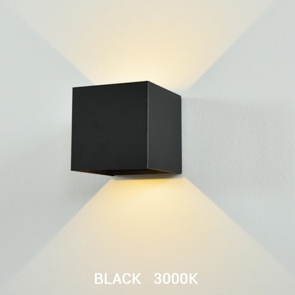 LED Intelligent Motion Sensor Væg lampe 6W Med batteri