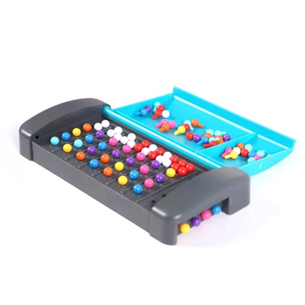 Montessori Code Breaking Mini Brett Spill Reise Leke for Familie Barn Educativt Intellektuelt Puslespill Leker