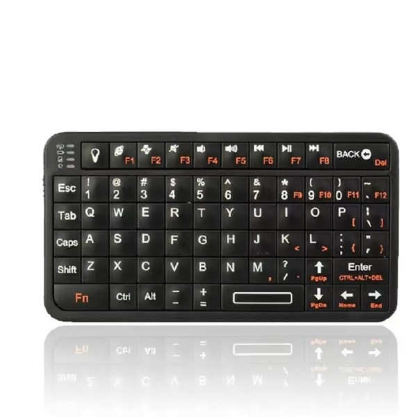 Bluetooth tangentbord mini trådlöst tangentbord mus fjärr pekplatta